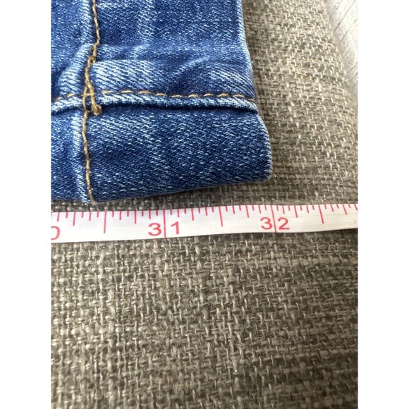 Flamingals Womens Size XL Blue Jeans High Waist Wide Leg Jeans Stretch Denim - Picture 6 of 8